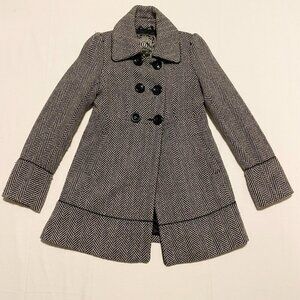 Guess Womens Pea Coat Size Small Wool Blend Jacket